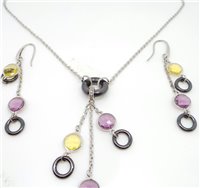 Collana Zancan Donna Ceramica in Argento Pietre dure AGC090-NAG0019-N - AGC090-NAG0019-N